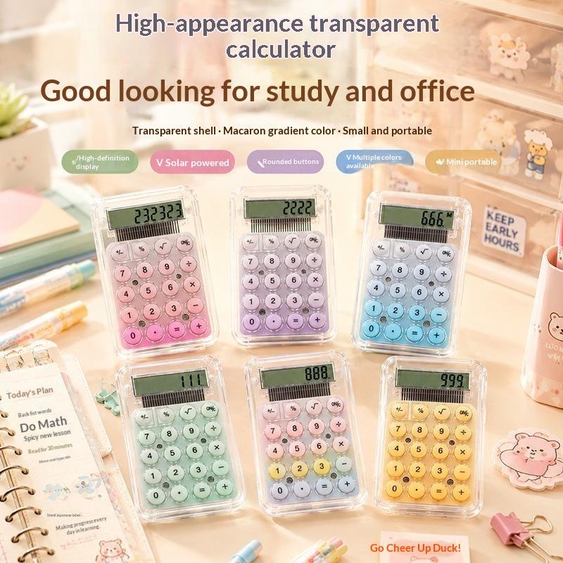 Scientific Calculator For Secondary School - Taşınabilir Mini Sevimli Sessiz Hesap Makinesi