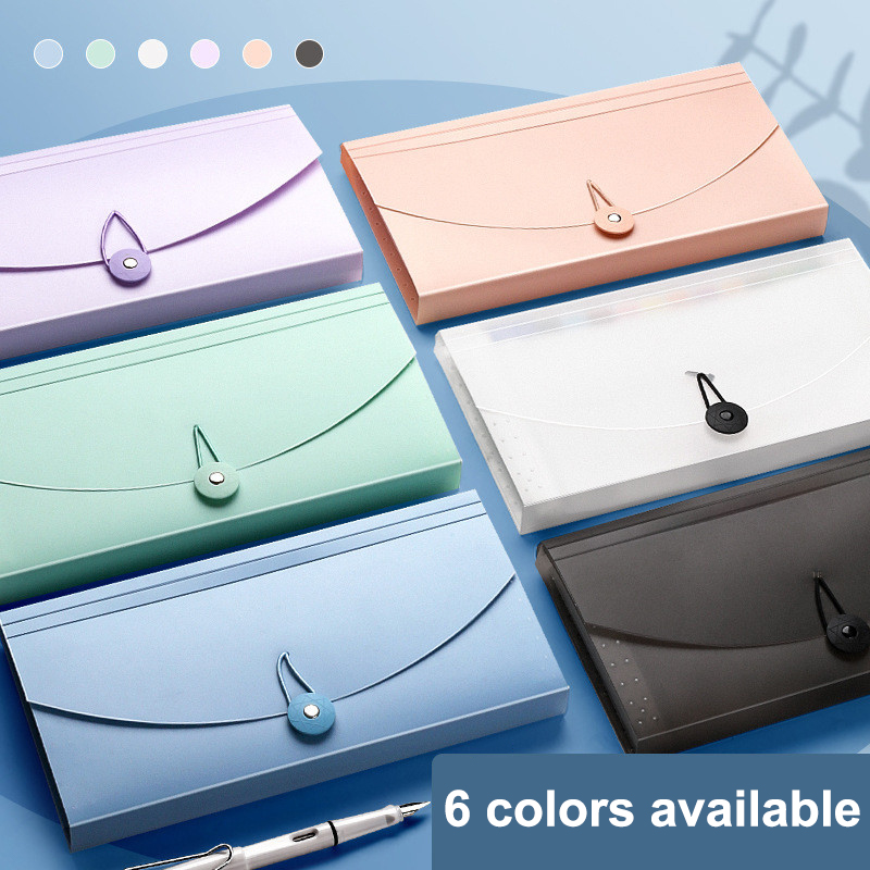 Expandable Accordion File Folder 13 Pockets - ~13 Bölmeli, Genişleyebilen Dosya Klasörü, Akordeon