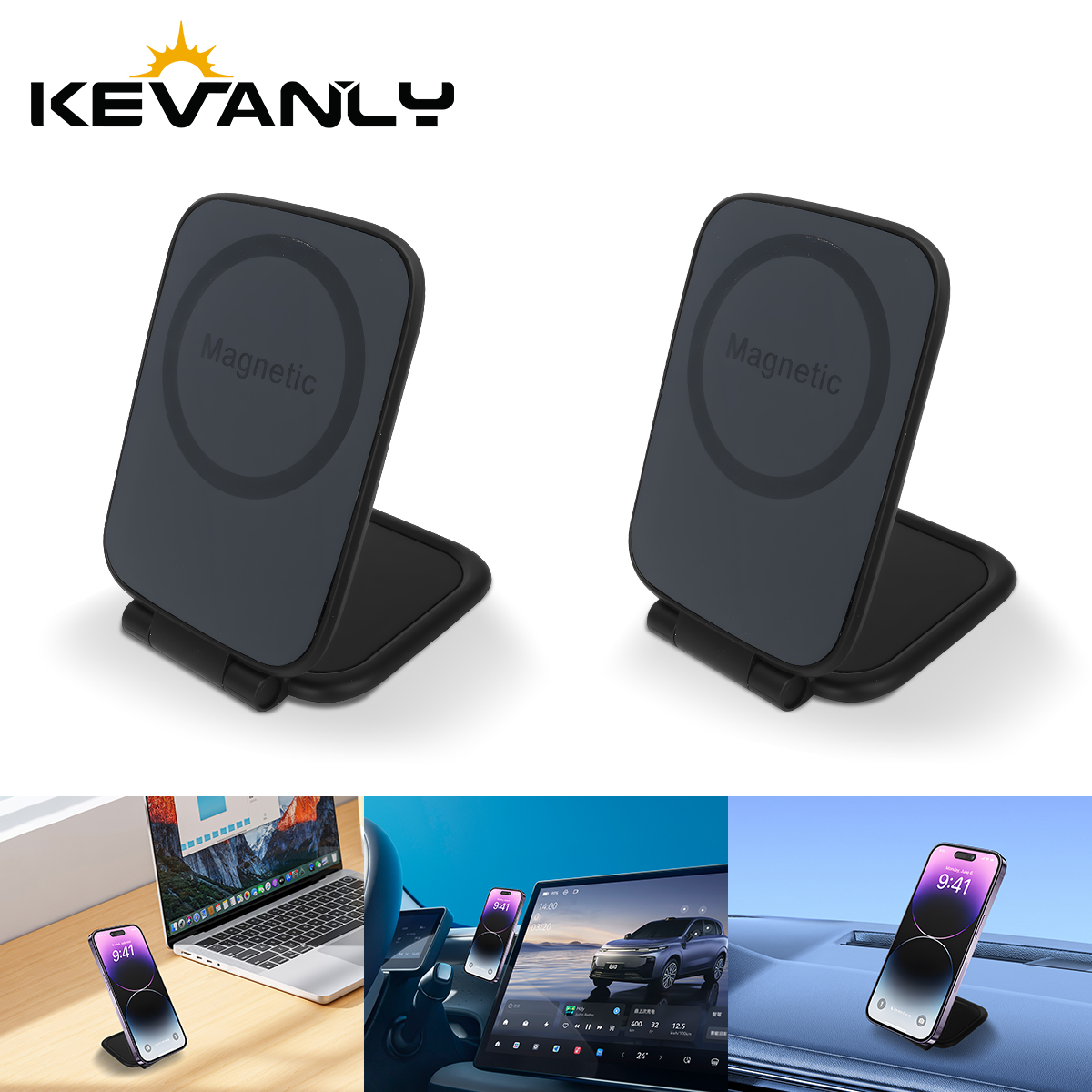 Desk Accessories - Evrensel Ultra Ince Araba Manyetik Cep
