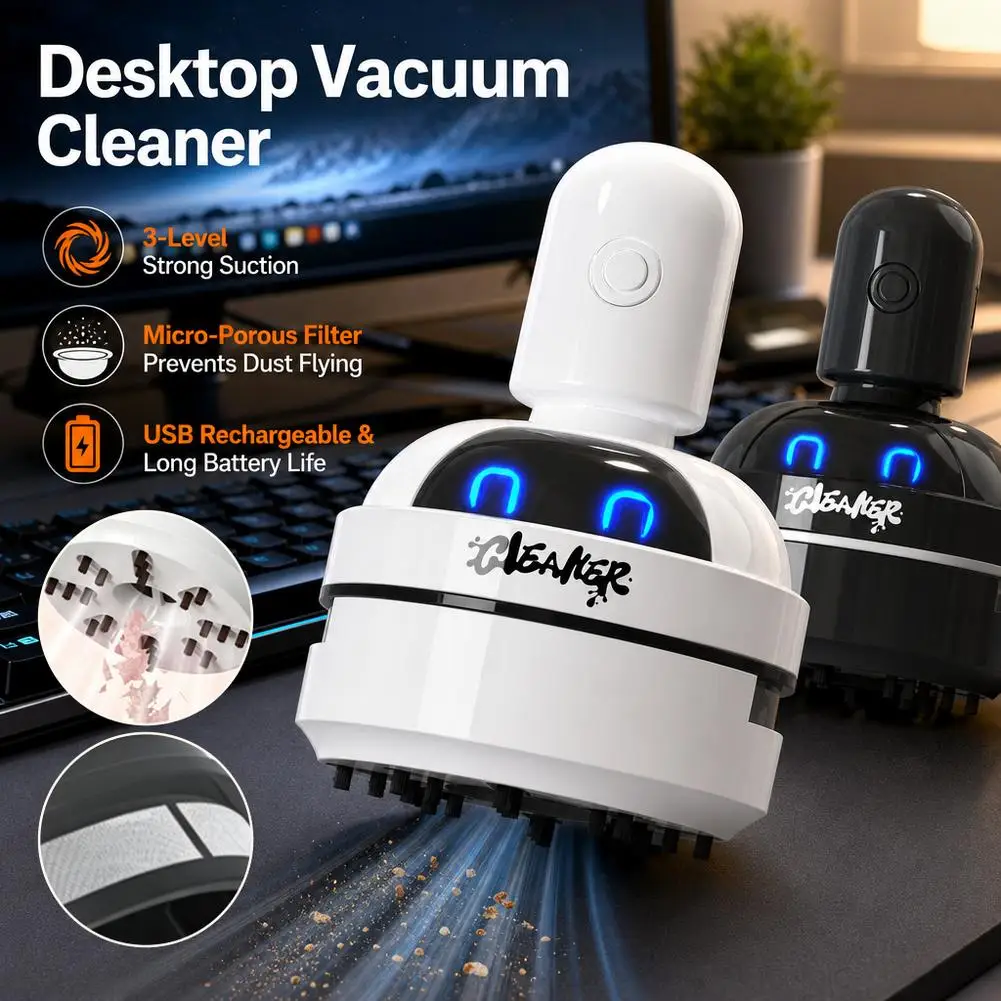 Masaüstü Mini Şarj Edilebilir  - Mini Desktop Vacuum Cleaner For Eraser Dust incelemesi ve fiyatı