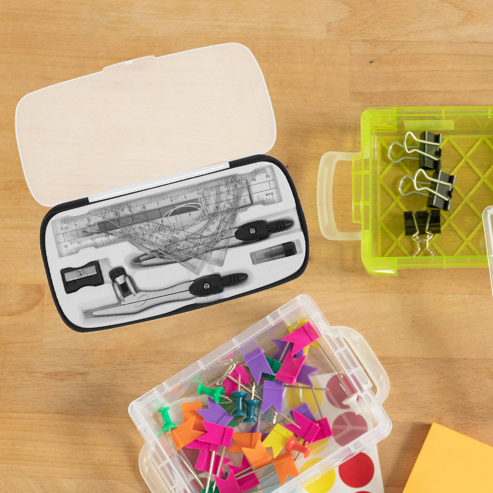 1 Adet Geometri Çizim Seti: Aç - Math Geometry Set With Compass incelemesi ve fiyatı