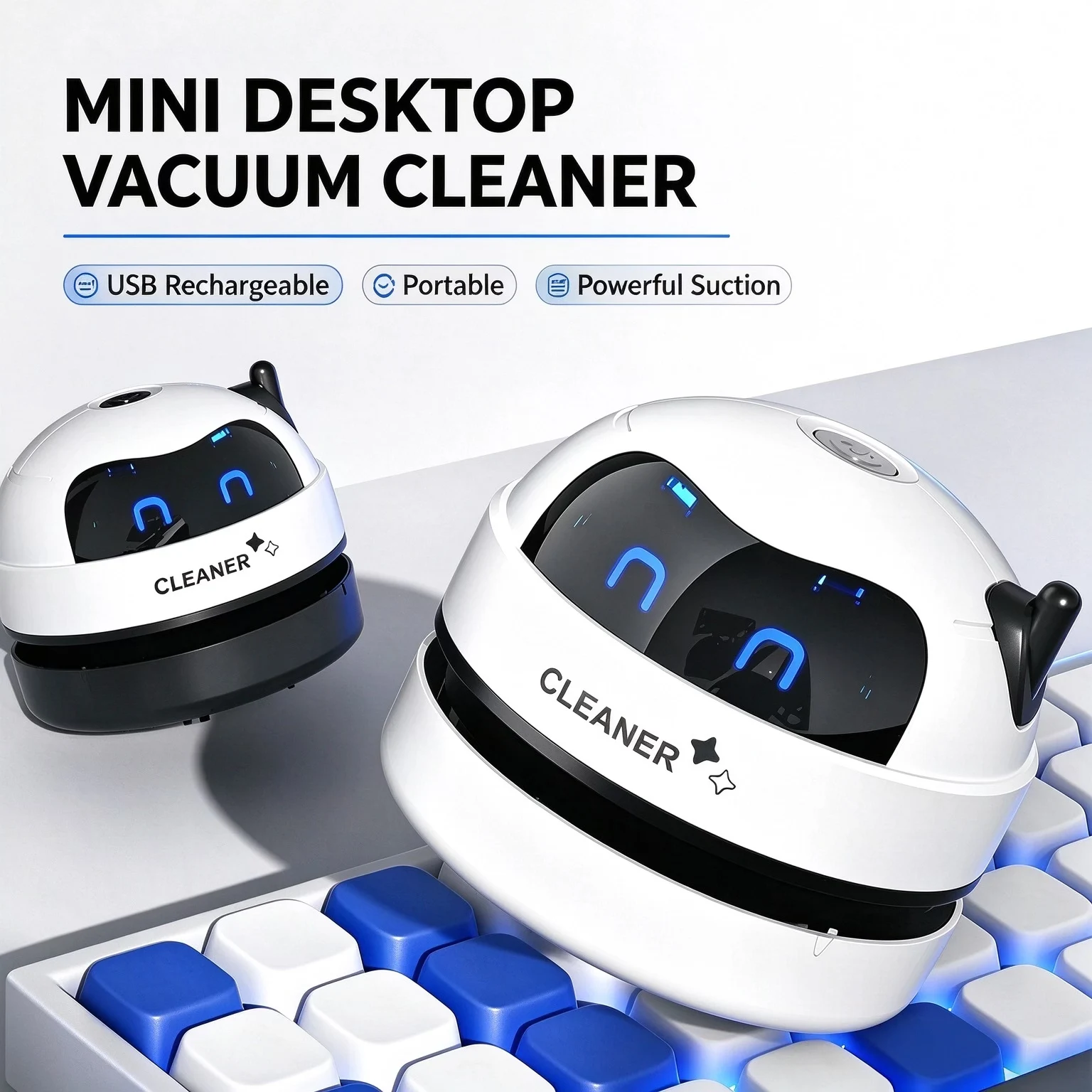 Taşınabilir Mini Masaüstü Elek - Mini Desktop Vacuum Cleaner For Eraser Dust incelemesi ve fiyatı